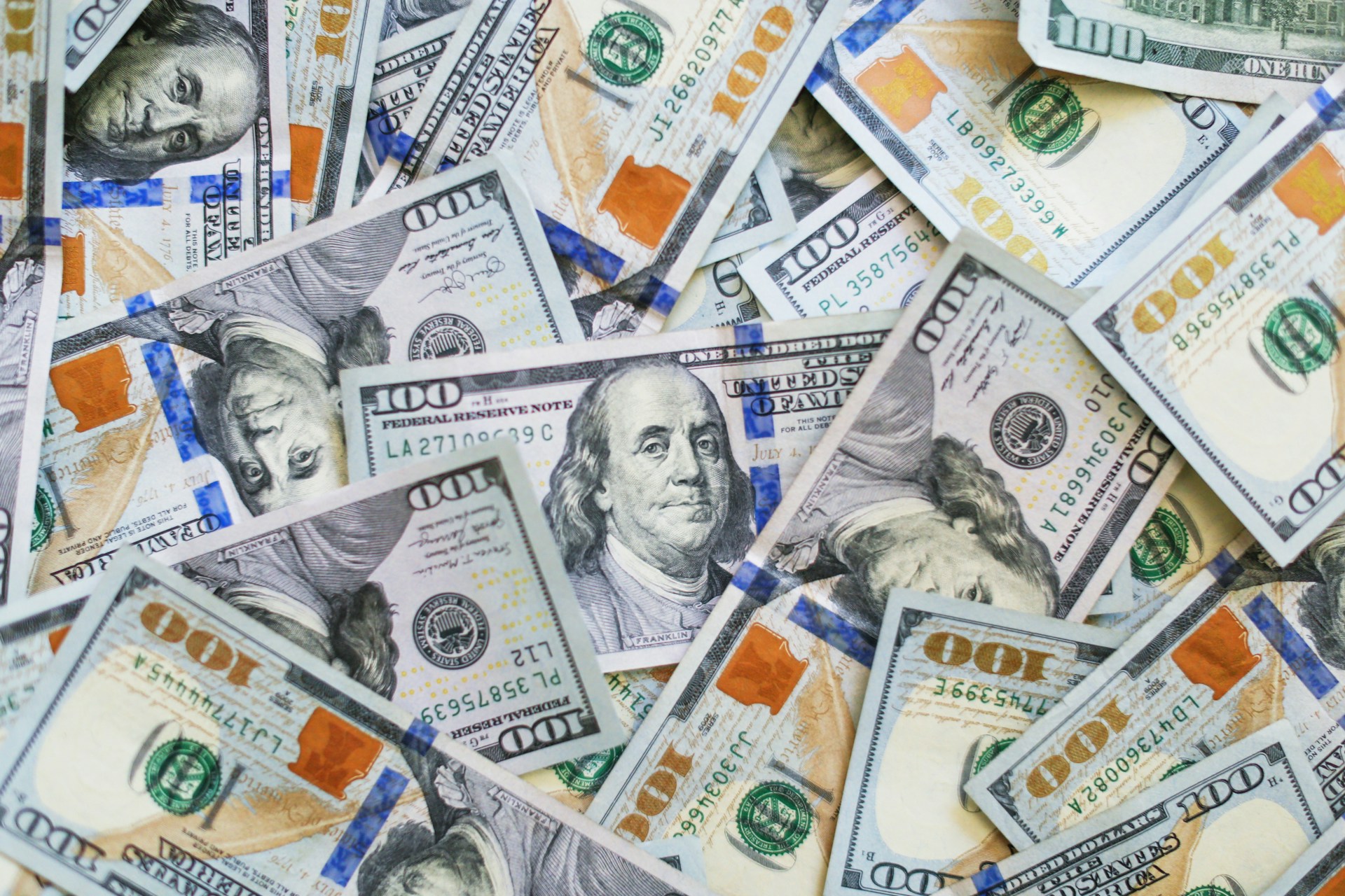 Stack of $100 bills
