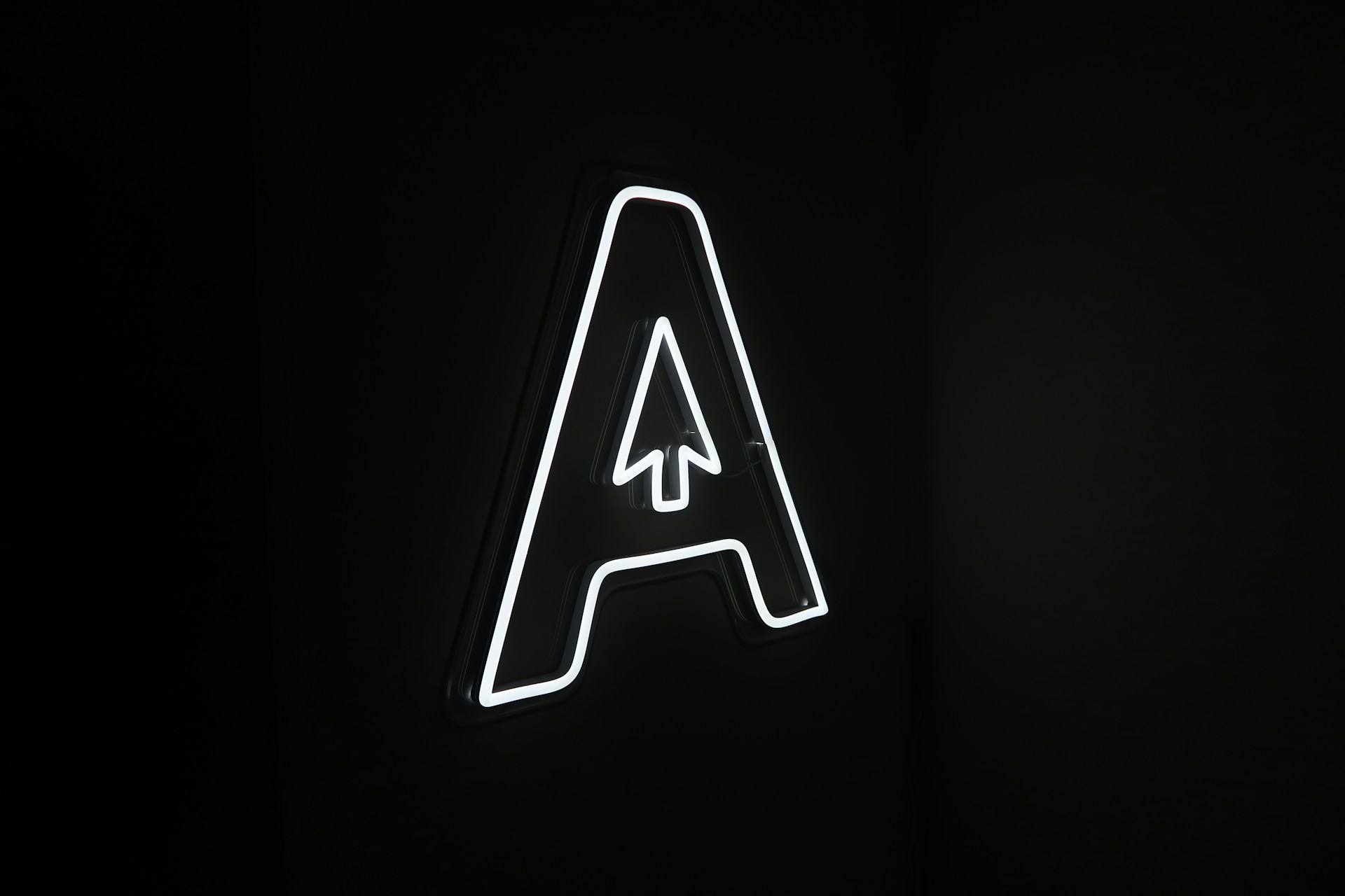 Icon with A and a Cursor
