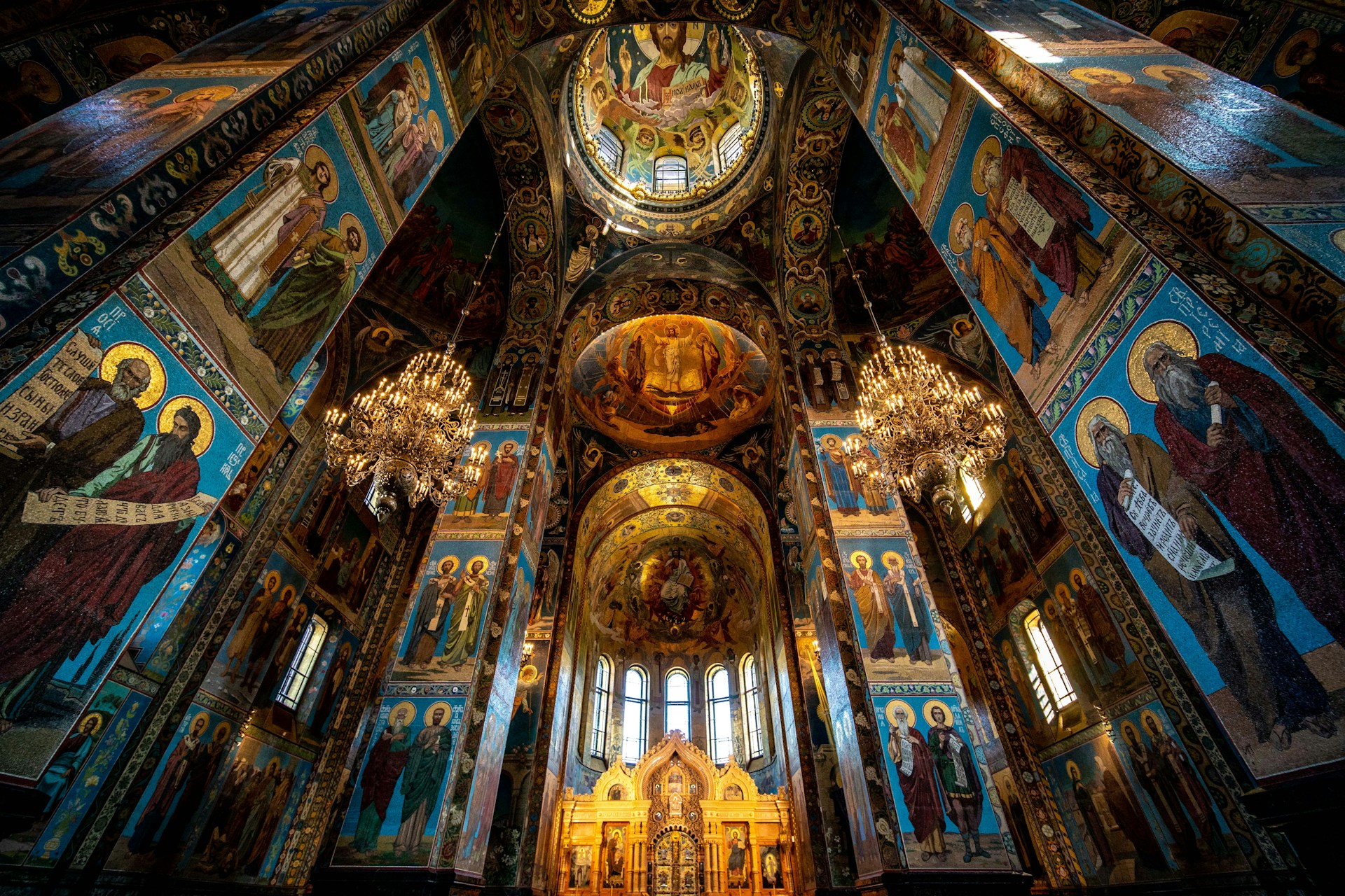 Church of the Savior on Spilt Blood, Griboyedov channel embankment, Saint Petersburg, Russia
