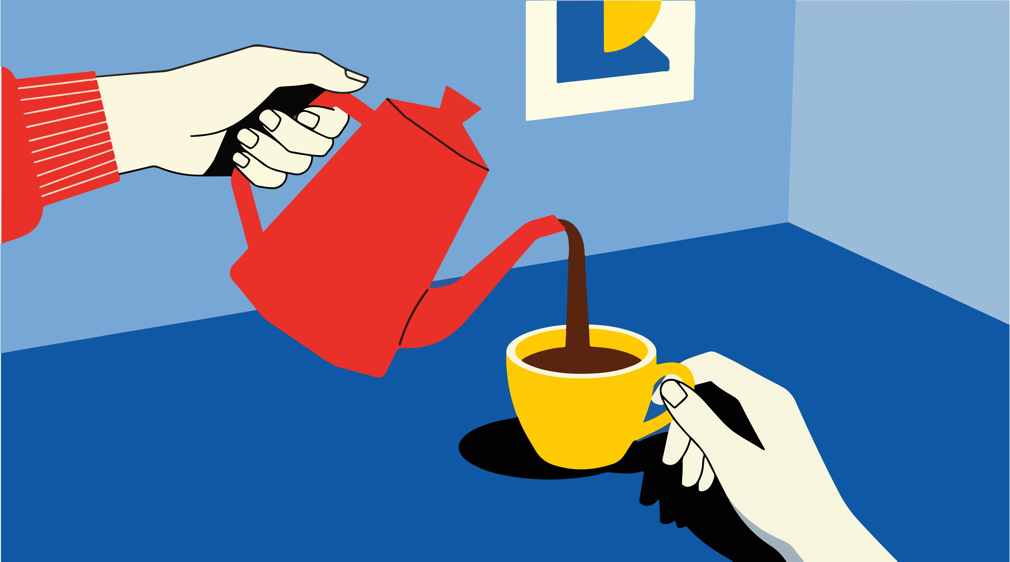 Coffee pour